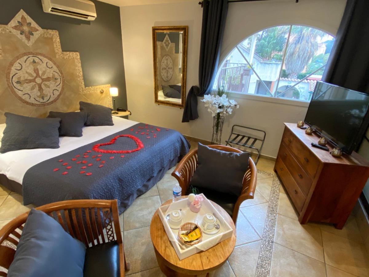 Logis Hôtel Les II Mas - Perpignan Sud Cabestany Bagian luar foto