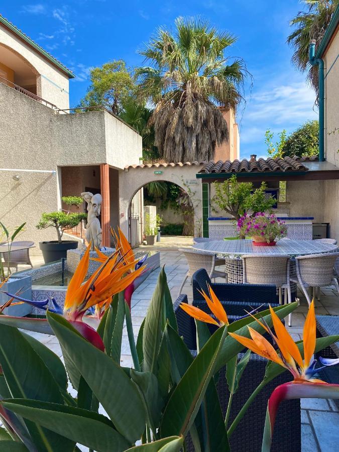 Logis Hôtel Les II Mas - Perpignan Sud Cabestany Bagian luar foto