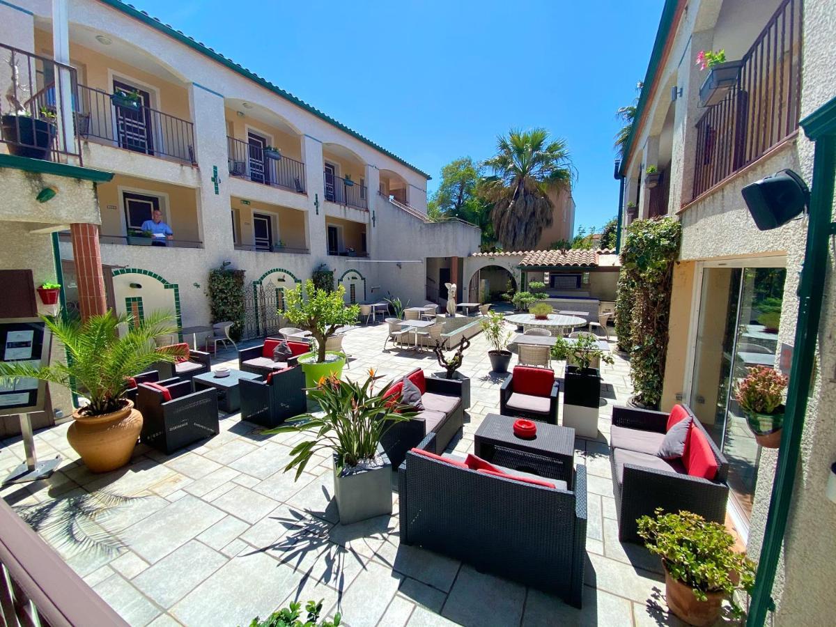 Logis Hôtel Les II Mas - Perpignan Sud Cabestany Bagian luar foto