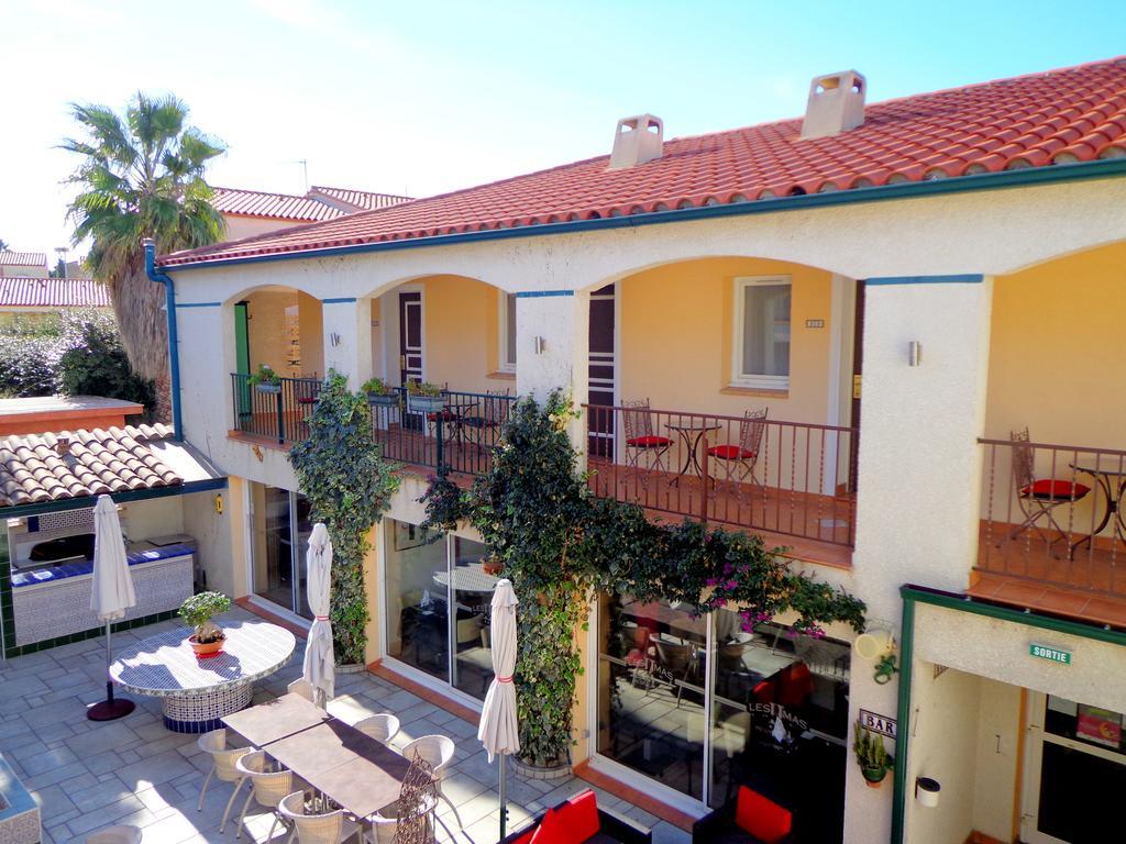 Logis Hôtel Les II Mas - Perpignan Sud Cabestany Bagian luar foto