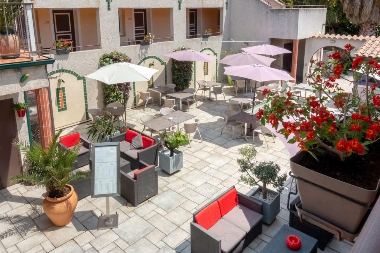 Logis Hôtel Les II Mas - Perpignan Sud Cabestany Bagian luar foto