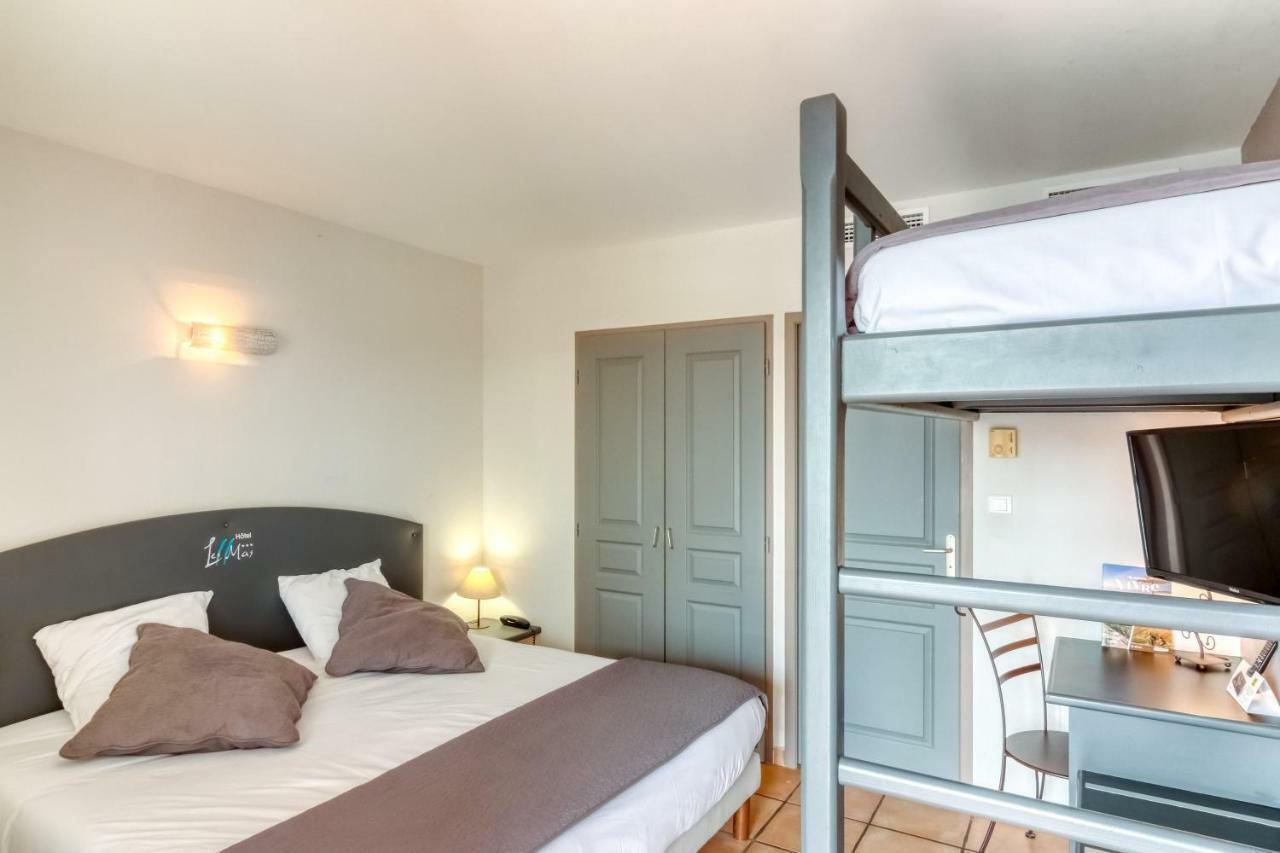 Logis Hôtel Les II Mas - Perpignan Sud Cabestany Bagian luar foto